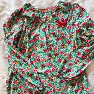 Girl’s floral blouse
